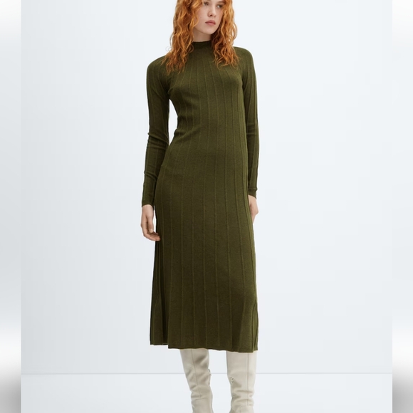 Mango Dresses & Skirts - Mango MNG Ribbed Sweater Dress 4